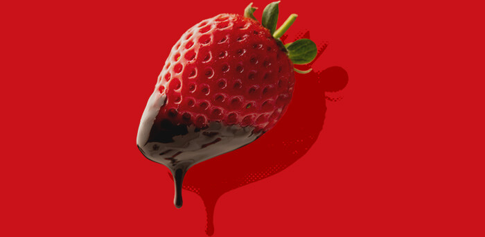 いちごチョコファウンテン